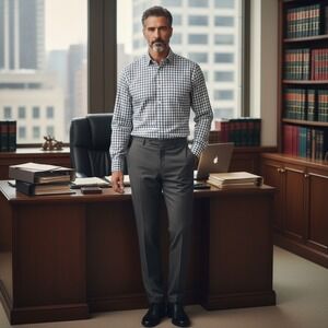 Sid Mashburn Mens XL Long Sleeve Button Down Shirt Multi Color Check 5579302